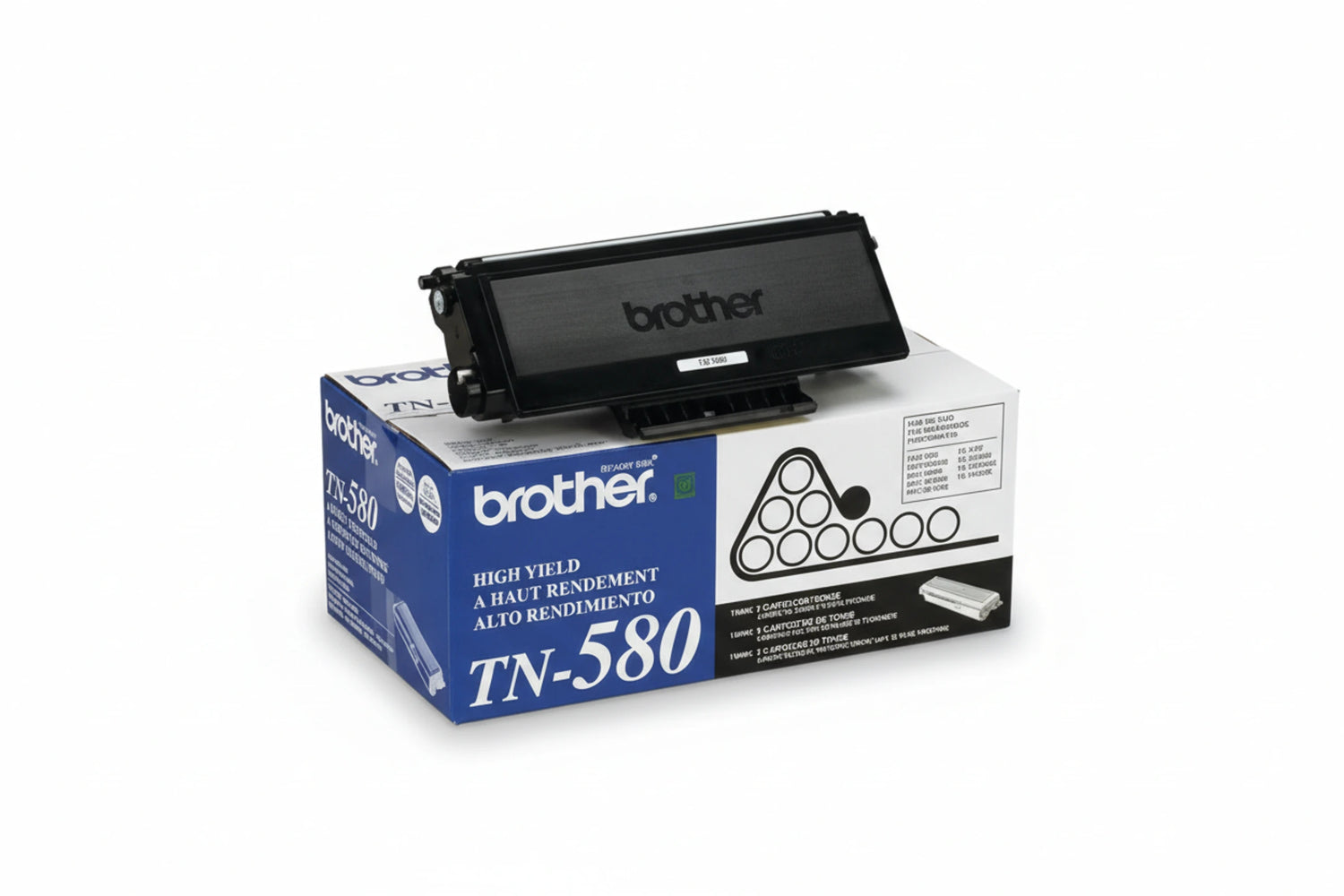 טונר מקורי שחור Brother TN 580 לכ-7000 דף