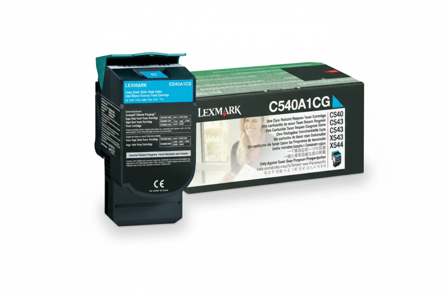 טונר מקורי ציאן LEXMARK C540A1CG