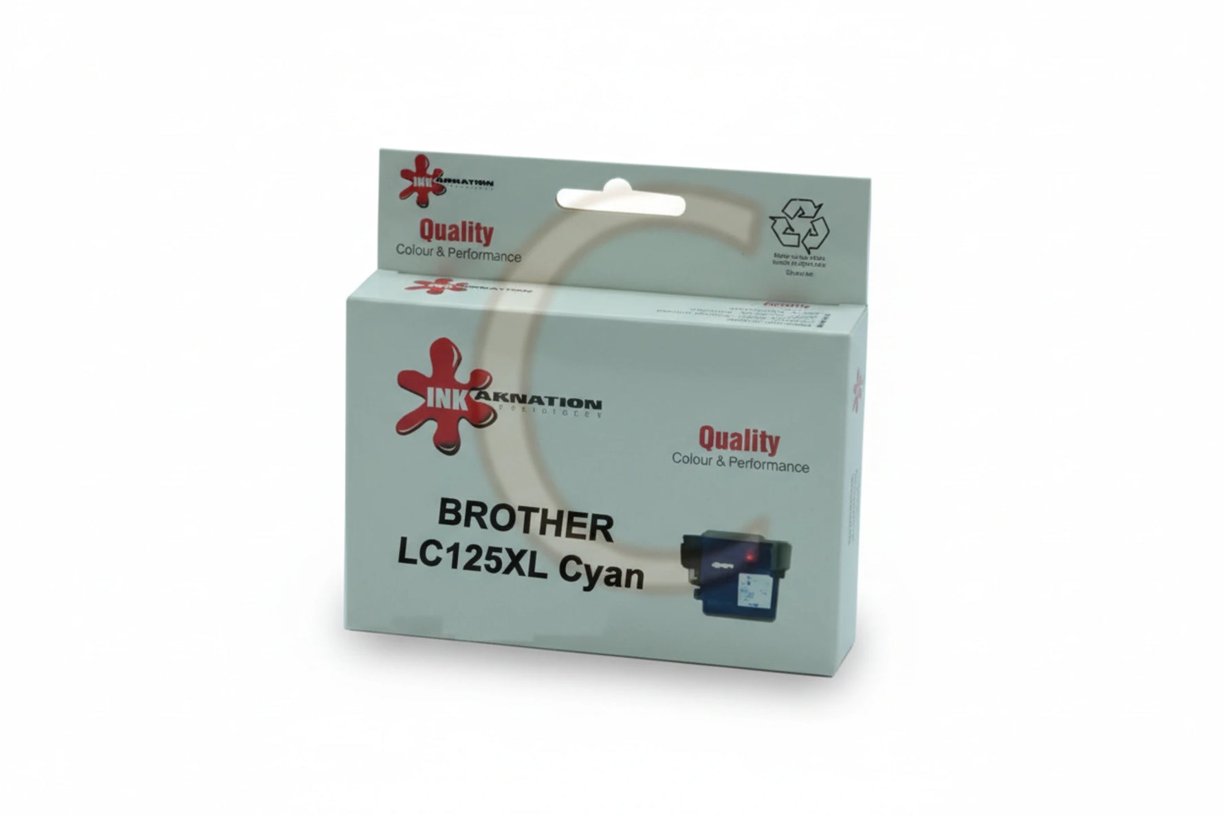 ראש דיו תואם ציאן BROTHER LC125XLC