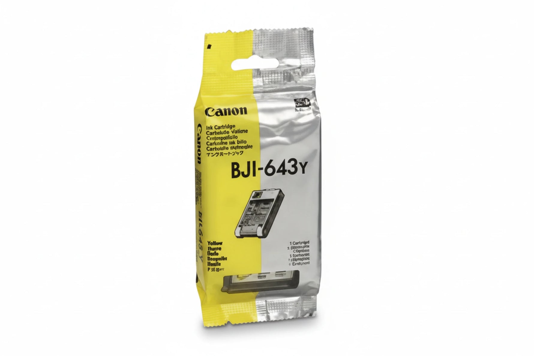 ראש דיו מקורי צהוב CANON BJI643Y 