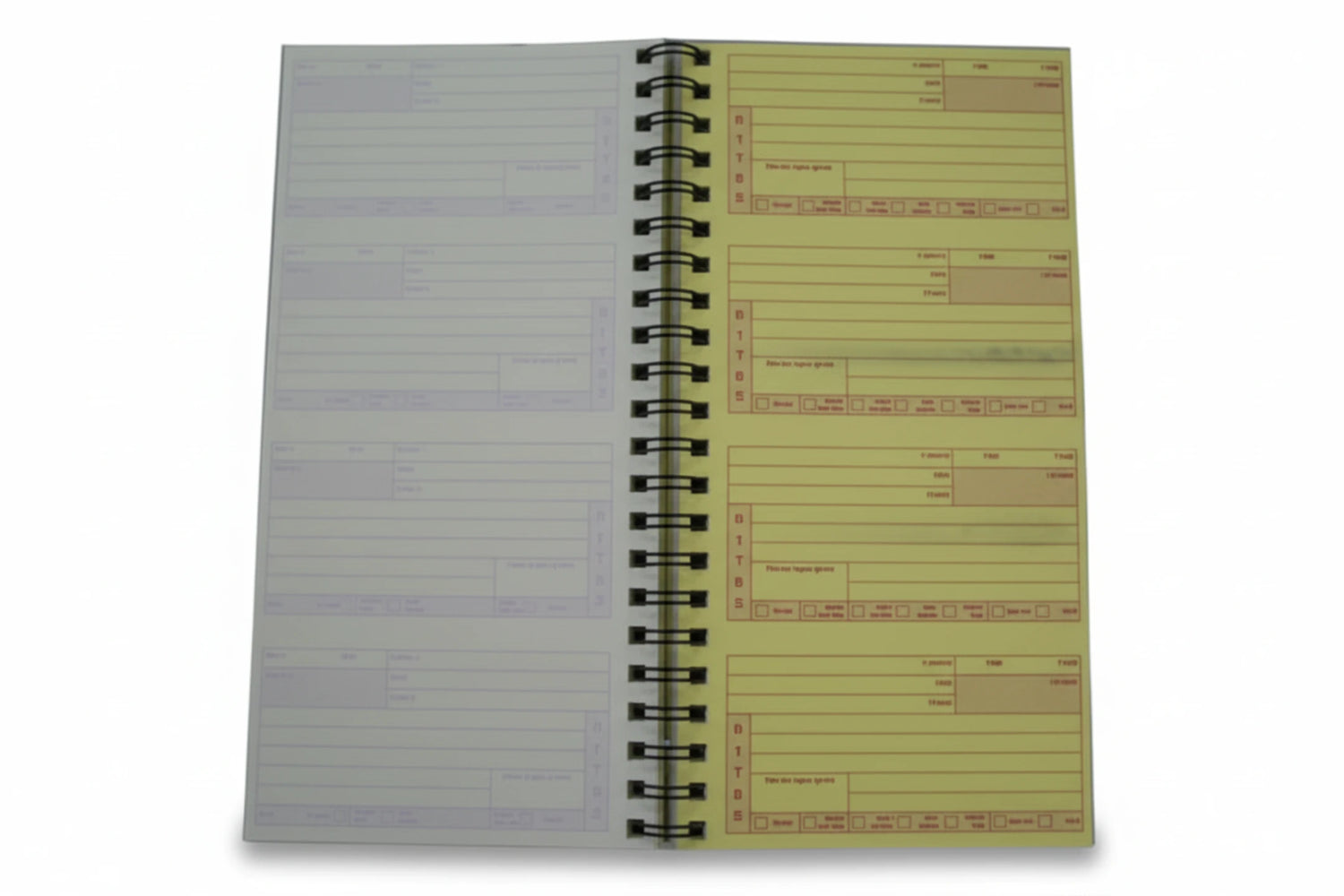 בלוק ל-400 הודעות טלפוניות כימי ספירל