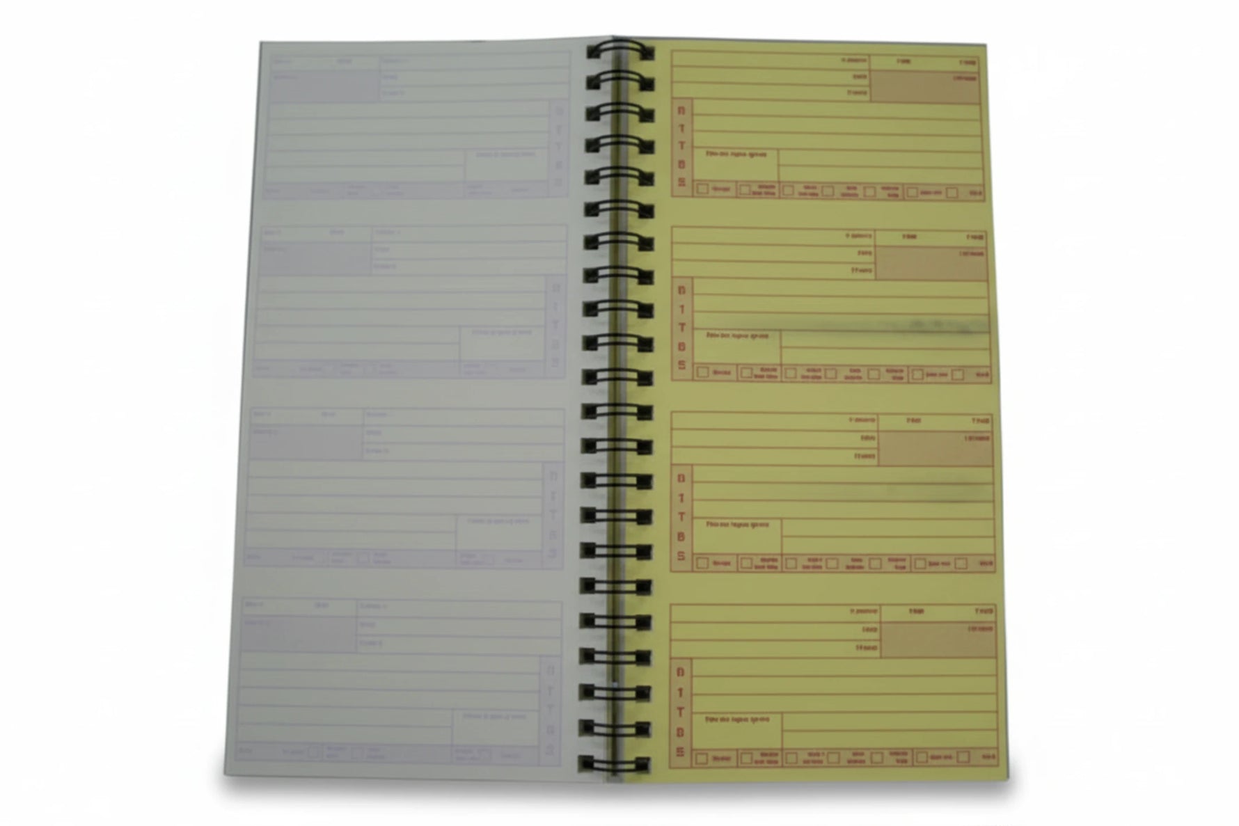 בלוק ל-400 הודעות טלפוניות כימי ספירל