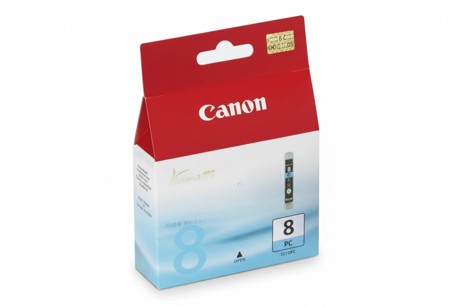 ראש דיו פוטו מקורי קנון ציאן CANON CLI-8 PC