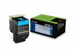 טונר ציאן מקורי Lexmark 80C8SC0 CX410 לקסמרק