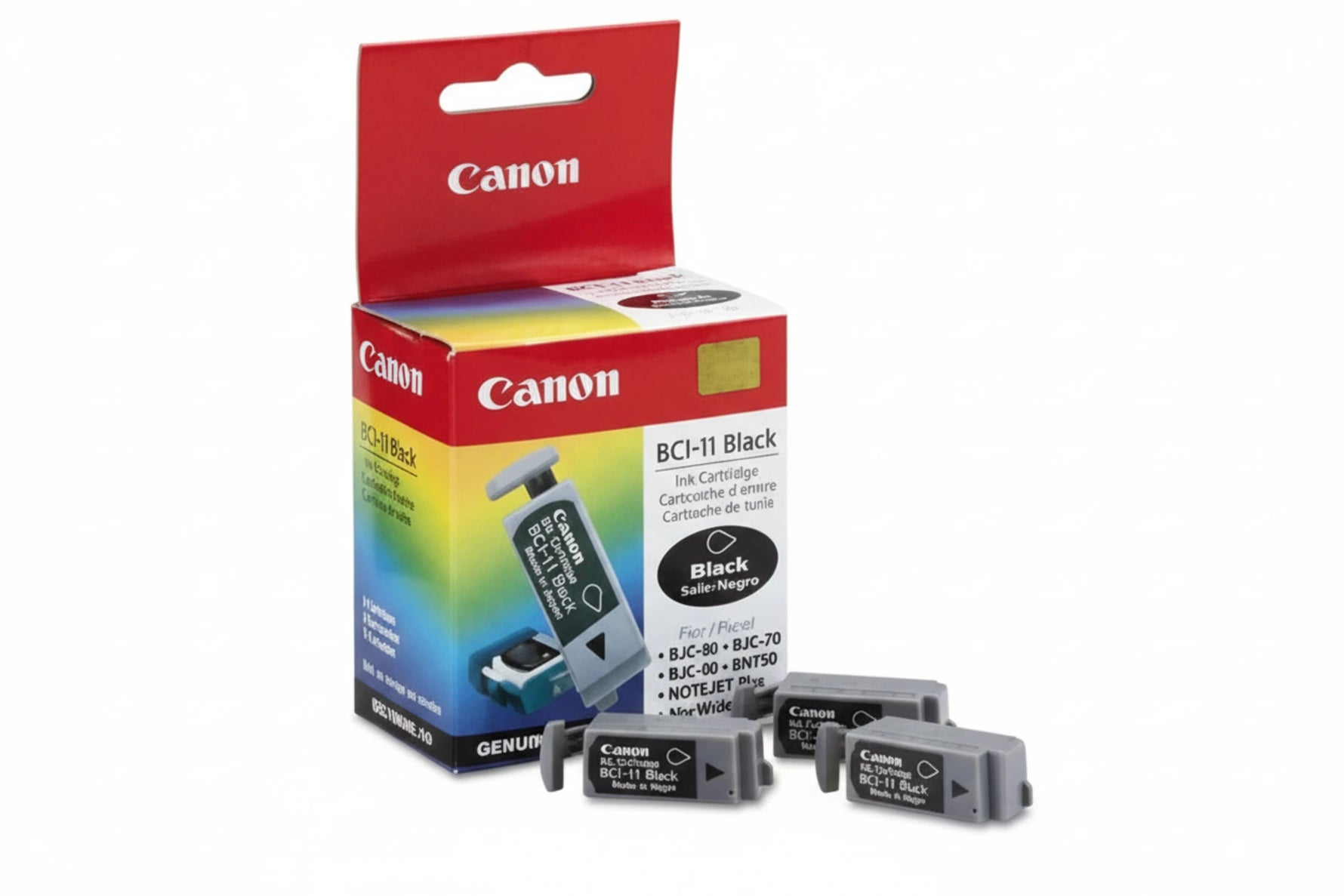 ראש מילוי מקורי שחור CANON BCI11BK - מארז 3 ראשים